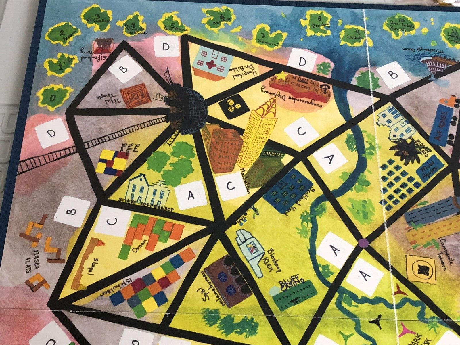 Bus Board Game Splotter 2001 Grail game VHTF worker placement lots of pics! EUC