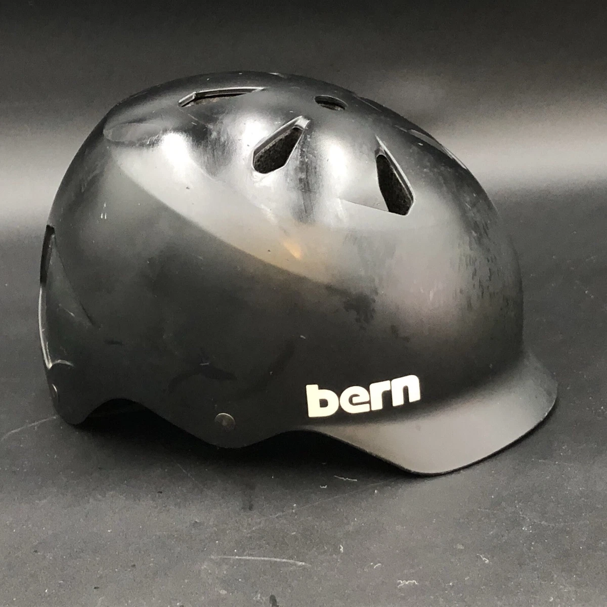 Bern Watts Matte Black Snow/Skate Helmet- Size L/XL