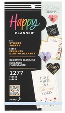 Happy Planner Big Sticker Sheets, “Dress Shopping” Wedding, 1277 Stickers