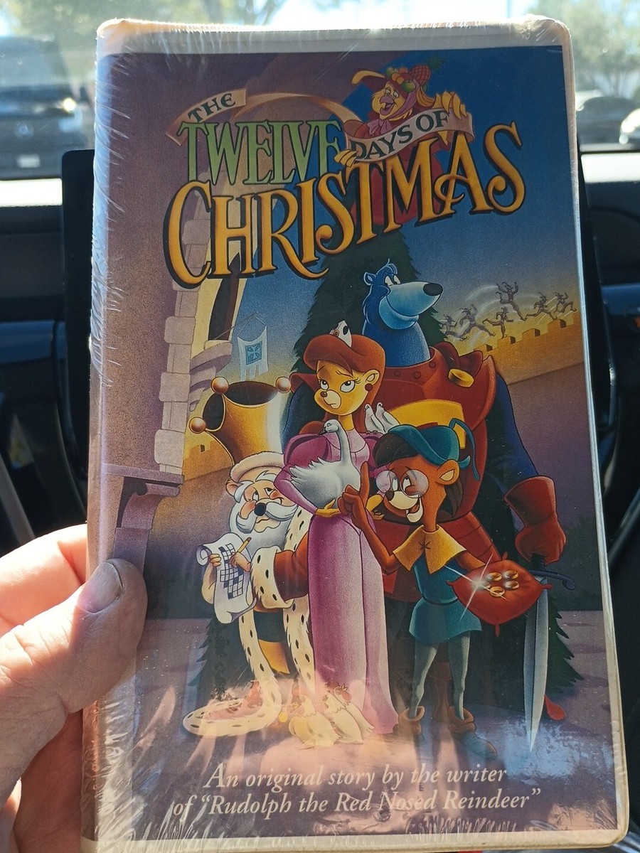 Twelve Days of Christmas(中古品) Christmas VHS Twelve Days of Christmas animated 1993 sealed New