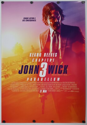 John Wick 3 Parabellum - original movie poster - 27x39 FR CA