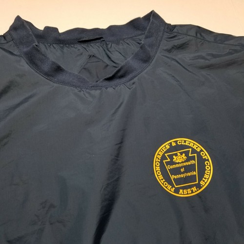 Pennsylvania Prothonotaries Clerks Windbreaker Jacket Mens 2XL Courts Z80 - Picture 2 of 6