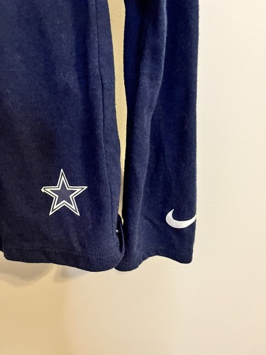 Nike NFL Apparel Dallas Cowboys V-Ausschnitt Oberteil Shirt Damen Small Navy Blau Stern - Bild 3 von 6