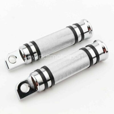 LWKDDT Chrome Foot Pegs Male Mount For Harley-Davidson Softail Deuce EFI FXSTDI