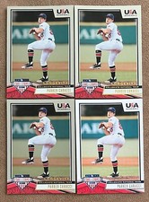 Parker Caracci 2019 Panini USA Stars & Stripes Lot #21 w/ Longevity Blue Jays RC