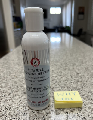 FIRST AID BEAUTY Ultra Repair Wild Oat Hydrating TONER  6oz/177mL FULL SIZE $24