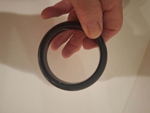 BLACK AGATE BANGLE BRACELET - Picture 8 of 9