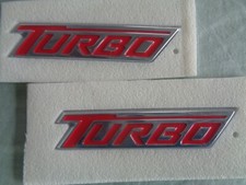Turbo Emblem Pair - Brand New