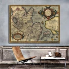 Vintage TARTARIA Map Poster Prints Gift A1 A2 Maxi Large Office Hanging Decor