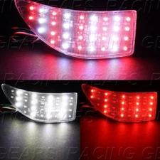 FOR LEXUS IS250/IS350 4-DR CLEAR LENS LED REAR BUMPER REFLECTOR BRAKE LIGHTS