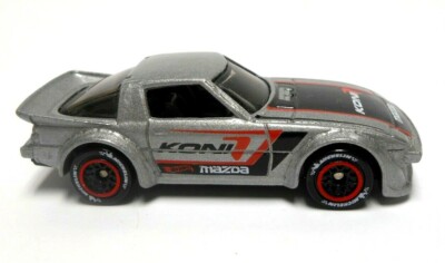 2011 Mazda RX-7 KONI decals Hot Wheels Custom Car with Michelin