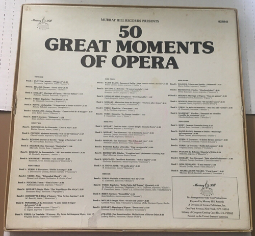 50 Great Moments Of Opera -  4xLP - 928841 - Imagen 2 de 10