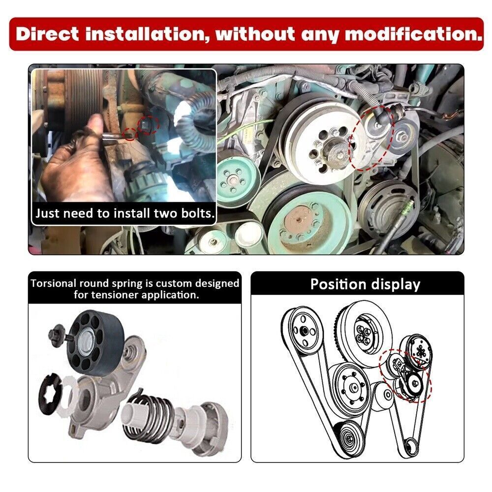 【唯】 Belt Tensioner 23669027 fits For 2007-2018 Volvo D13 07-18