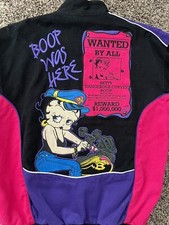 Vintage Betty Boop Racing Jacket  Catch Me If You Can  Medium