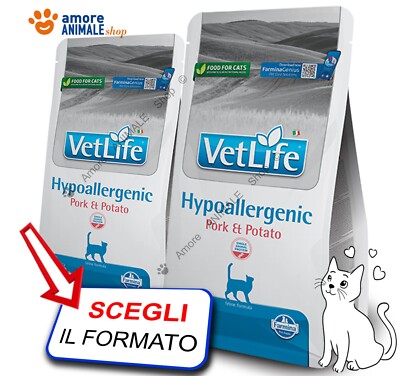 Farmina Cat Tierarzt Life Natural   Hypoallergen Schwein Und Kartoffeln - 400 Gr