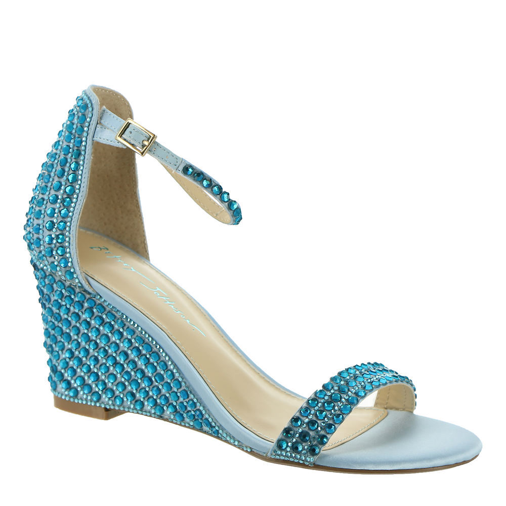 Betsey Johnson Debie Evening Wedge Women's Shoes, light blue, Size 10.0  195189798319 | eBay