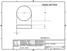 Turntable Flat Rubber Belt - Your one stop for various makes and models