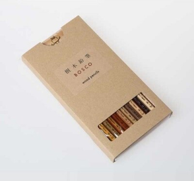BOSCO Wood Pencil Shigeki Miyamoto Solid High-Quality Japan BOSCO Wood Pencil Shigeki Miyamoto Solid High-Quality Japan