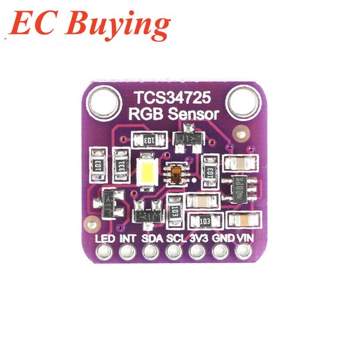TCS34725 RGB Color Sensor Module I2C LED Control 3-10mm Distance SCL SDA Signal - Picture 3 of 10