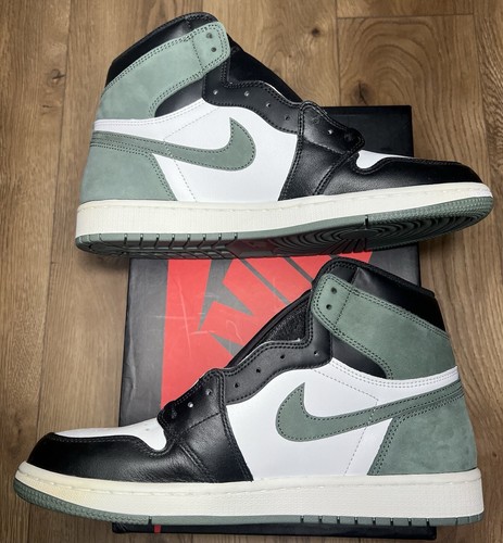 Sz 10.5 Mens -2018 Brand New Air Jordan 1 Retro High OG Clay Green - Picture 3 of 6
