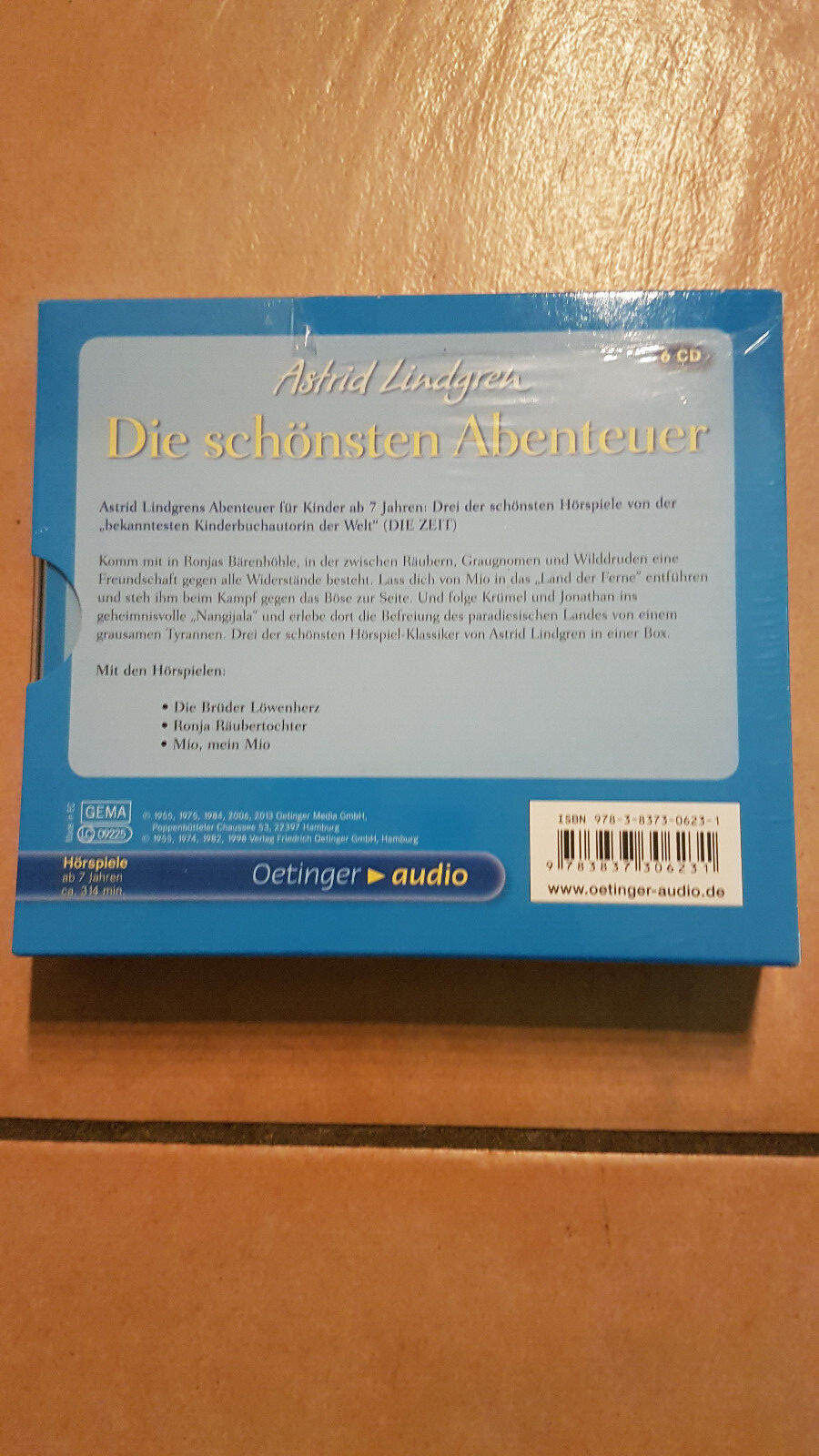 Thumbnail - Astrid Lindgren Die Schönsten Abenteuer 6 Cd Neu In Folie Verpackt.