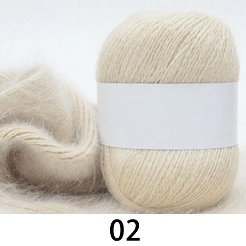 50g Anti-static Mink Wool Yarn Woolen Cashmere Hand Knitting DIY Scarf Sweater - Bild 14 von 42
