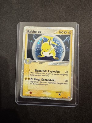 Pokémon Raichu ex 98/100 DE Holo Rare EX Sandstorm 2003