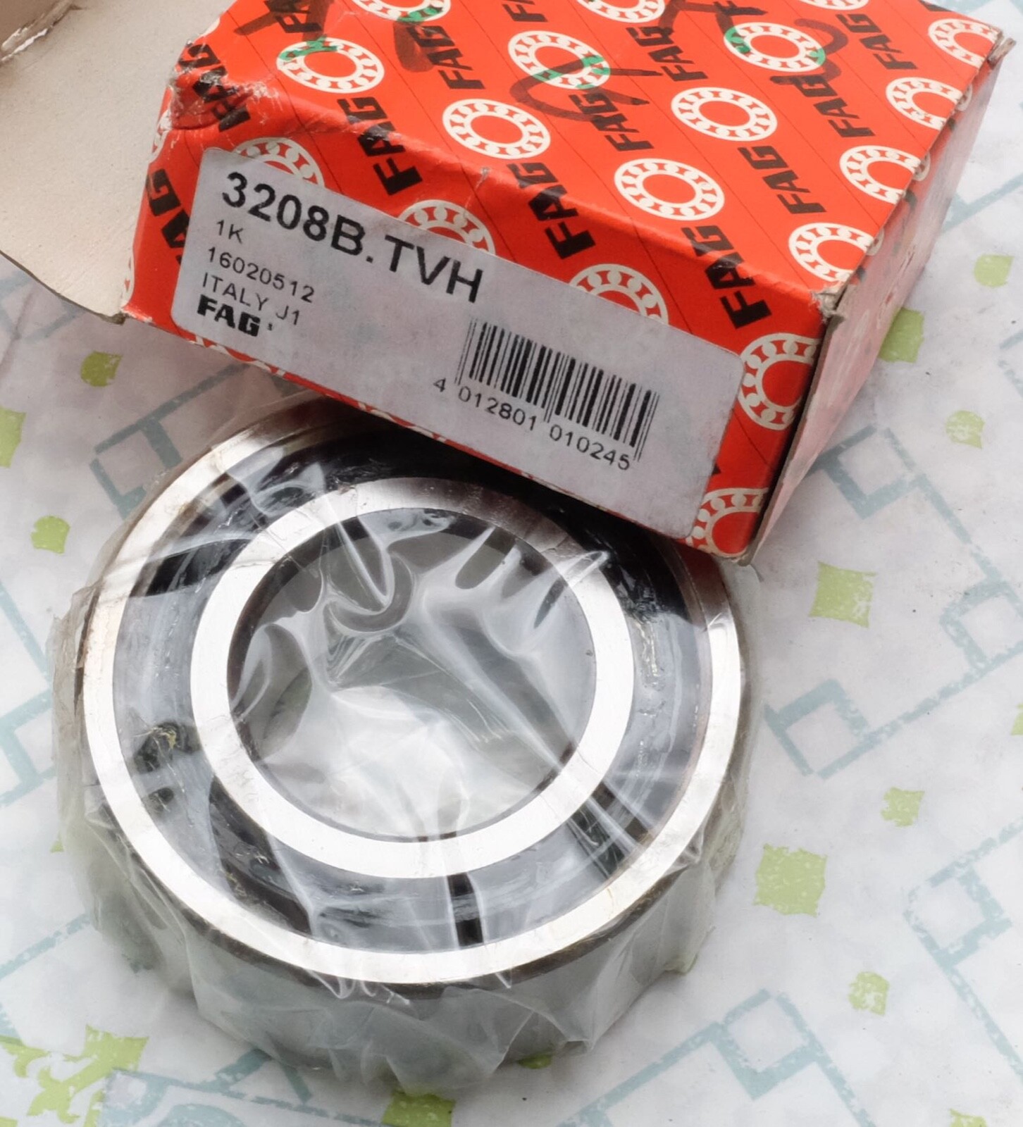 Roulement FAG 3208.TVH à billes résistant aux fortes charges axiales 40x80x30.2mm