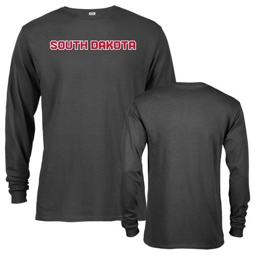 University of South Dakota Coyotes Arched Text Long Sleeve T-Shirt - Picture 4 of 15