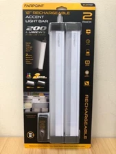 Farpoint 12 Rechargeable Accent Light Bar 200 Lumens 2 Pack
