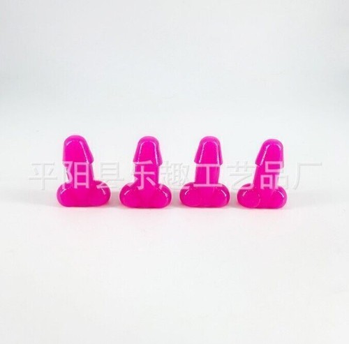 4Pcs Funny Glow In Dark Penis Tyre Valve Cap Joke Prank Novelty Tire Gags - Picture 14 of 15