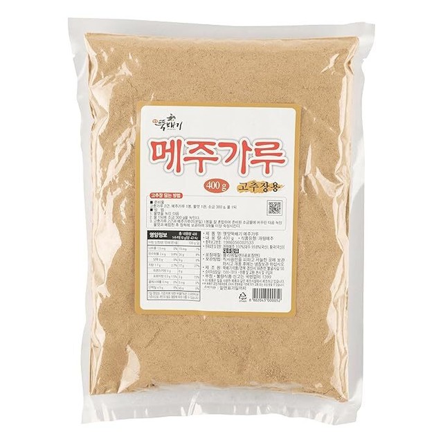 Korean Traditional Fermented Soybeans Powder for Gochujang 400g 0.88Lb 메주가루