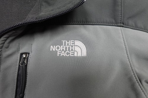 The North Face Apex Bionic Jacket 2 Mens Small Gray Soft Shell Fleece Lined Wind - Picture 3 of 11
