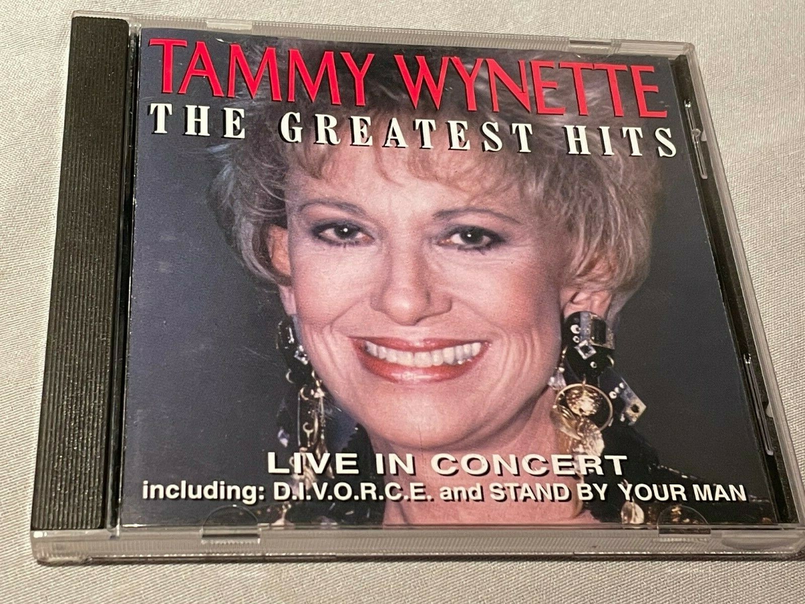 Tammy Wynette - The Greatest Hits Live in Concert - CD Album - 1989 - 12 Tracks