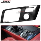 Carbon Fiber Car Console Gear Shift Panel Trim For Chevrolet Corvette C7 2014-19