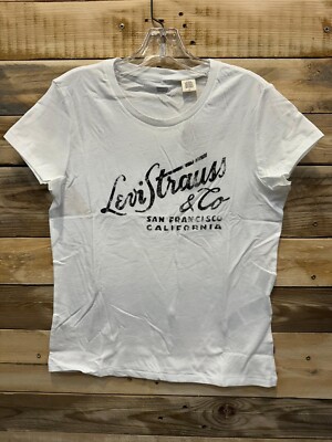 Levi's Women's Slim Crew Neck Cotton Tee Shirt E0(A643T)