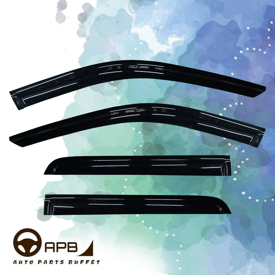 Winddeflector, Regendeflector, Compatibel Met Toyota Yaris Cross 2022 2024 Donker Acryl 4 Stuks 1013795739
