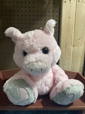 Aurora Pink Pig Snortster W/ Gray Feet Tattle Toes Plush 10” Stuffed Animal