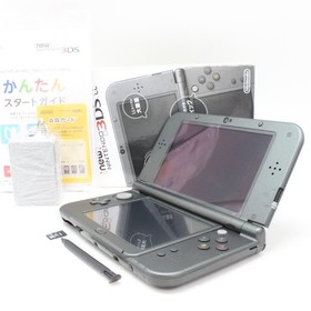 [ RANK A+ IN BOX ] NINTENDO NEW 3DS XL METALLIC BLACK Region Free 4656C