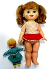New ListingMattel 1968 Used Poseable 10.5" Buffy & Mrs Beasley dolls w/Pullstring* Mute