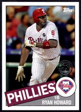 2020 Topps Update 1985 Baseball 35th Anniversary Ryan Howard Philadelphia