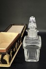 Vintage Collectible Guerlain Baccarat Crystal Perfume Bottle + Box NO PERFUME — photo 3