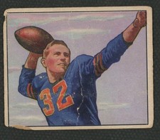 1950 Bowman #26 Johnny Lujack :: HOF Chicago Bears   ~ LOW Grade