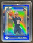 2024 Donruss Optic Drake Maye Blue Hyper Rated Rookie #229 Patriots
