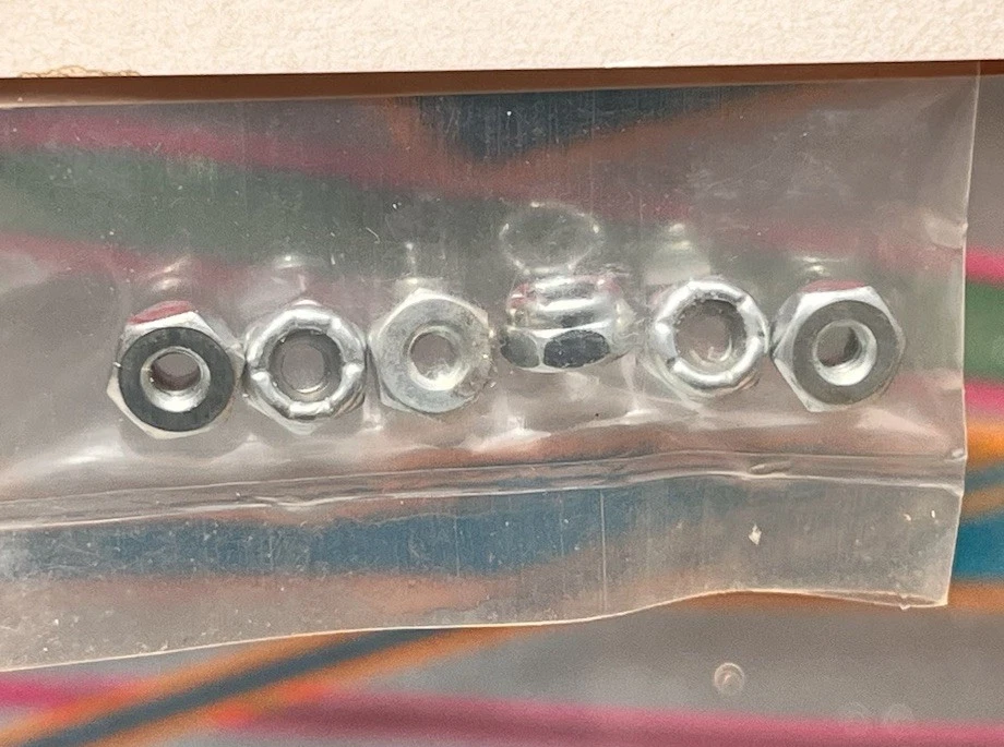 Team Associated RC10 1:10 Front Wheel Locknut 4-40 (6) #6242 BRAND NEW RC10T3 - Image 3 of 3