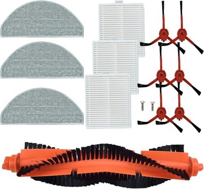 Brush Filter Mop kit Replacement Parts for BPMIO B20 plus Robot Vacuum