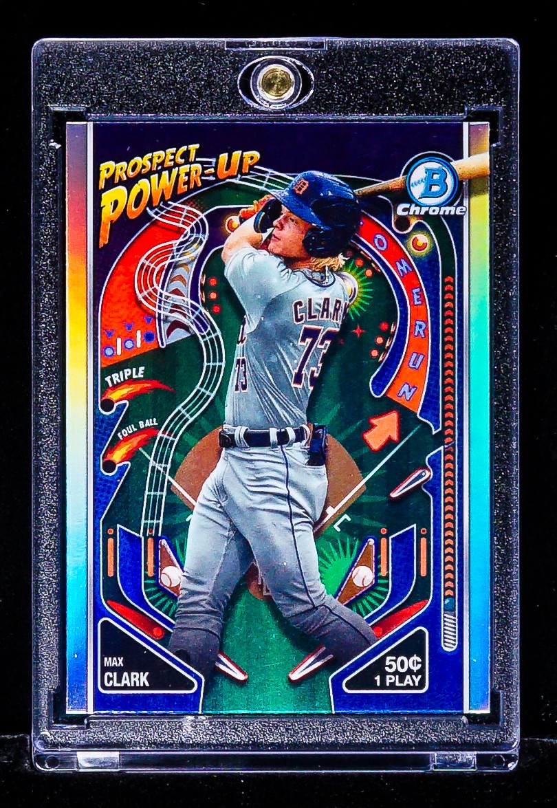 Max Clark RARE REFRACTOR HOLO PRIZM INVESTMENT ROOKIE CARD Detroit Tigers SSP RC