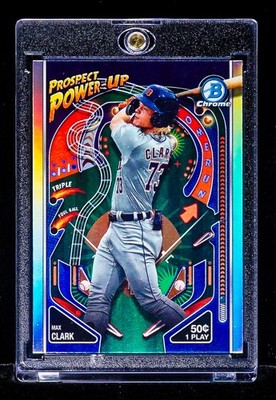 Max Clark RARE REFRACTOR HOLO PRIZM INVESTMENT ROOKIE CARD Detroit Tigers SSP RC