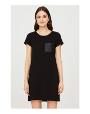 NWT Gap Faux Leather Pocket Tee Shirt Dress Size XS