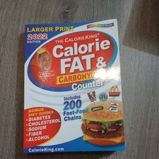 Calorieking Larger Print Calorie, Fat  Carbohydrate Counter